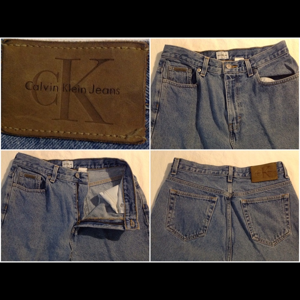 Women's Size 8 Vtg Calvin Klein Easy Fit Jeans - Picture 4 of 4